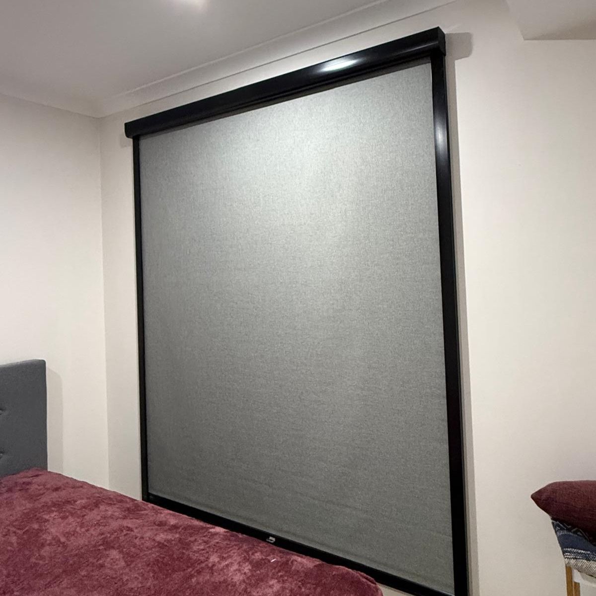 Blockout Blinds Perth - Bedroom installation