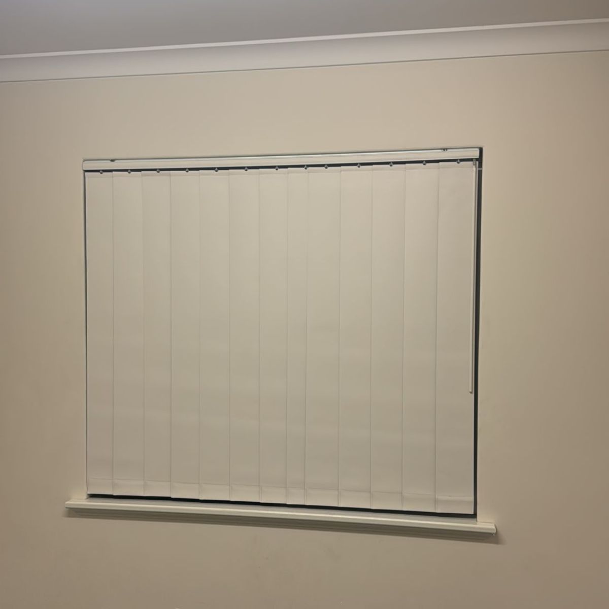 Large window vertical blinds Perth