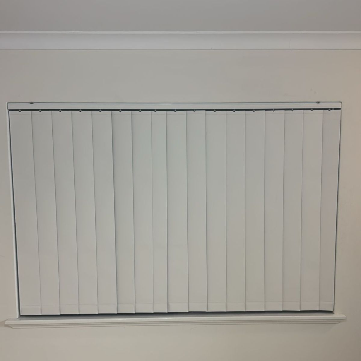 PVC vertical blinds Perth lounge