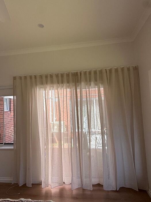 Sheer curtains bedroom Perth thumbnail