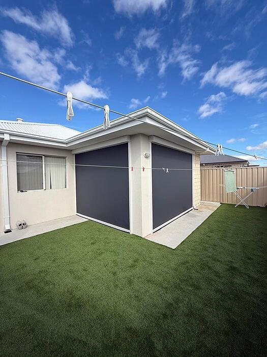 Ziptrack blinds house exterior Perth thumbnail